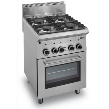 Fourneau à gaz - 4 feux - Avec four électrique - Arilex  au meilleur prix sur Restock CHR