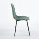 Chaise SIMP Polipiel - Vert - Lot de 4 - Madrid Mobiliario