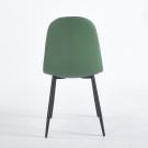 Chaise SIMP Polipiel - Vert - Lot de 4 - Madrid Mobiliario