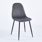 Chaise SIMP Floral - Gris - Lot de 4 - Madrid Mobiliario