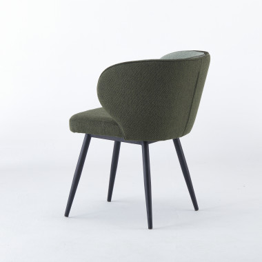 Chaise CELIA - Vert - Lot de 4 - Madrid Mobiliario