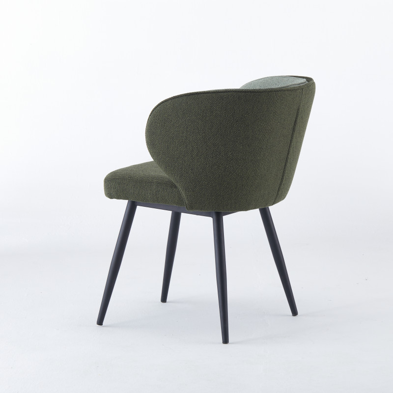 Chaise CELIA - Vert - Lot de 4 - Madrid Mobiliario