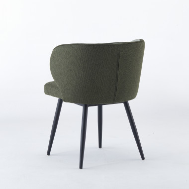 Chaise CELIA - Vert - Lot de 4 - Madrid Mobiliario