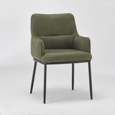 Chaise ANGELA - Vert - Lot de 4 - Madrid Mobiliario