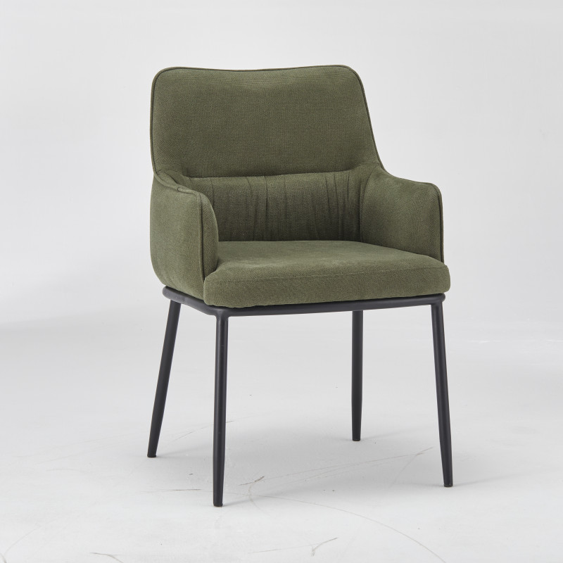 Chaise ANGELA - Vert - Lot de 4 - Madrid Mobiliario
