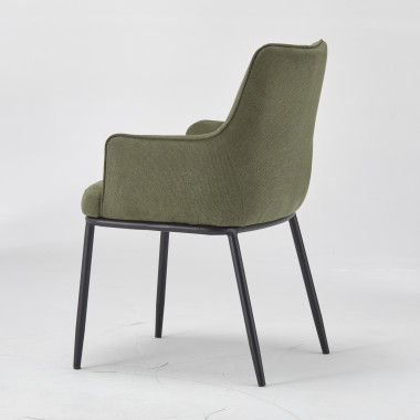 Chaise ANGELA - Vert - Lot de 4 - Madrid Mobiliario