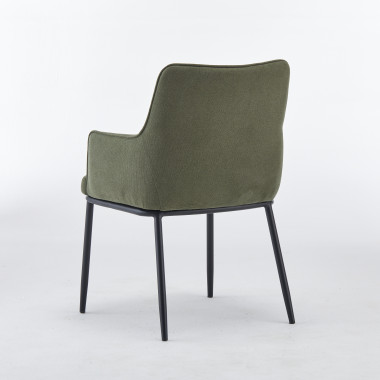 Chaise ANGELA - Vert - Lot de 4 - Madrid Mobiliario
