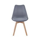 Chaise NORDIQUE - Gris - Lot de 4 - Madrid Mobiliario