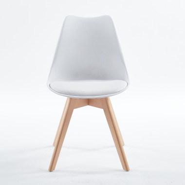 Chaise NORDIQUE - Blanc - Madrid Mobiliario