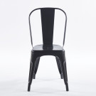 Chaise TOIX - Noir - Lot de 4 - Madrid Mobiliario