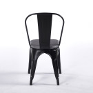 Chaise TOIX Tapissé - Gris - Lot de 4 - Madrid Mobiliario