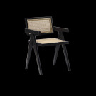 Chaise OSLO - Noir - Madrid Mobiliario