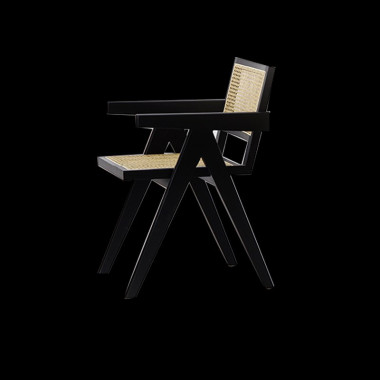 Chaise OSLO - Noir - Madrid Mobiliario