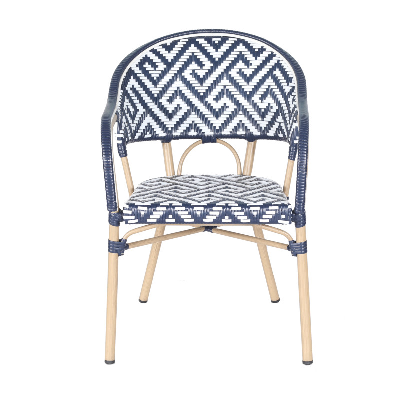 Chaise SEMPORNA - Bleu - Lot de 4 - Madrid Mobiliario