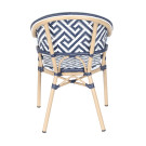 Chaise SEMPORNA - Bleu - Lot de 4 - Madrid Mobiliario