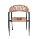 Chaise KUKA - Marron - Madrid Mobiliario