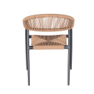 Chaise KUKA - Marron - Madrid Mobiliario