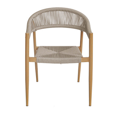 Chaise KUKA - Naturel - Lot de 4 - Madrid Mobiliario