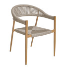 Chaise KUKA - Naturel - Lot de 4 - Madrid Mobiliario