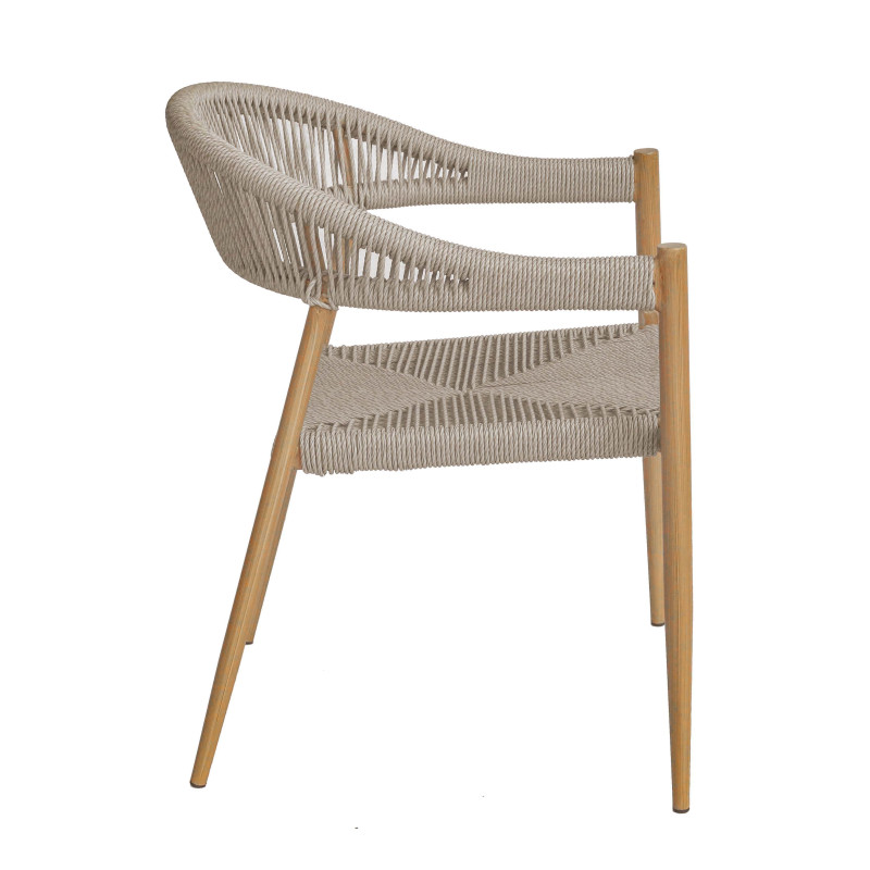 Chaise KUKA - Naturel - Lot de 4 - Madrid Mobiliario