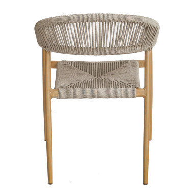 Chaise KUKA - Naturel - Lot de 4 - Madrid Mobiliario