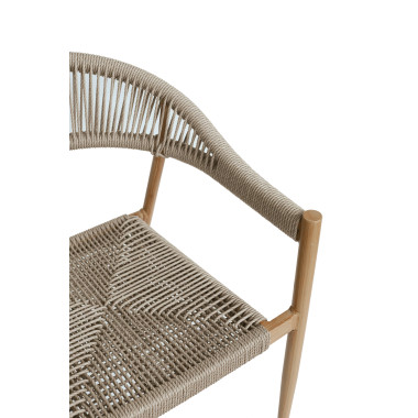Chaise KUKA - Naturel - Lot de 4 - Madrid Mobiliario