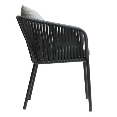 Chaise SOPHI - Noir - Madrid Mobiliario