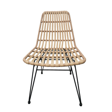 Chaise LUCKY - Naturel - Madrid Mobiliario