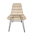 Chaise LUCKY - Naturel - Madrid Mobiliario