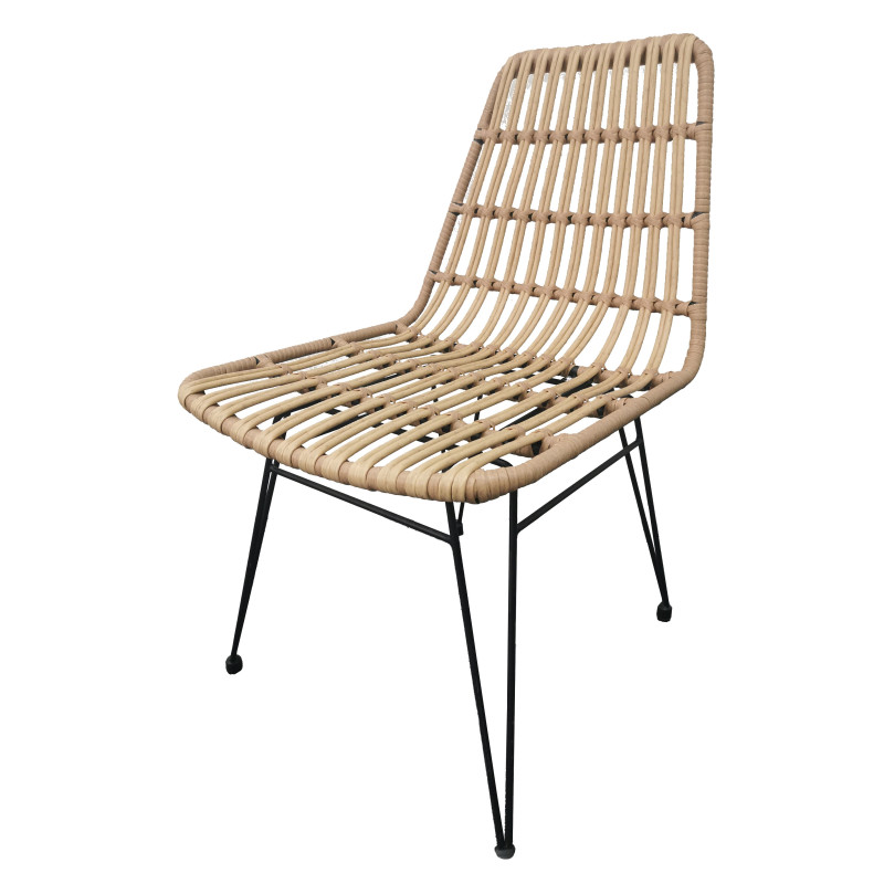 Chaise LUCKY - Naturel - Madrid Mobiliario