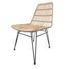 Chaise LUCKY - Naturel - Madrid Mobiliario