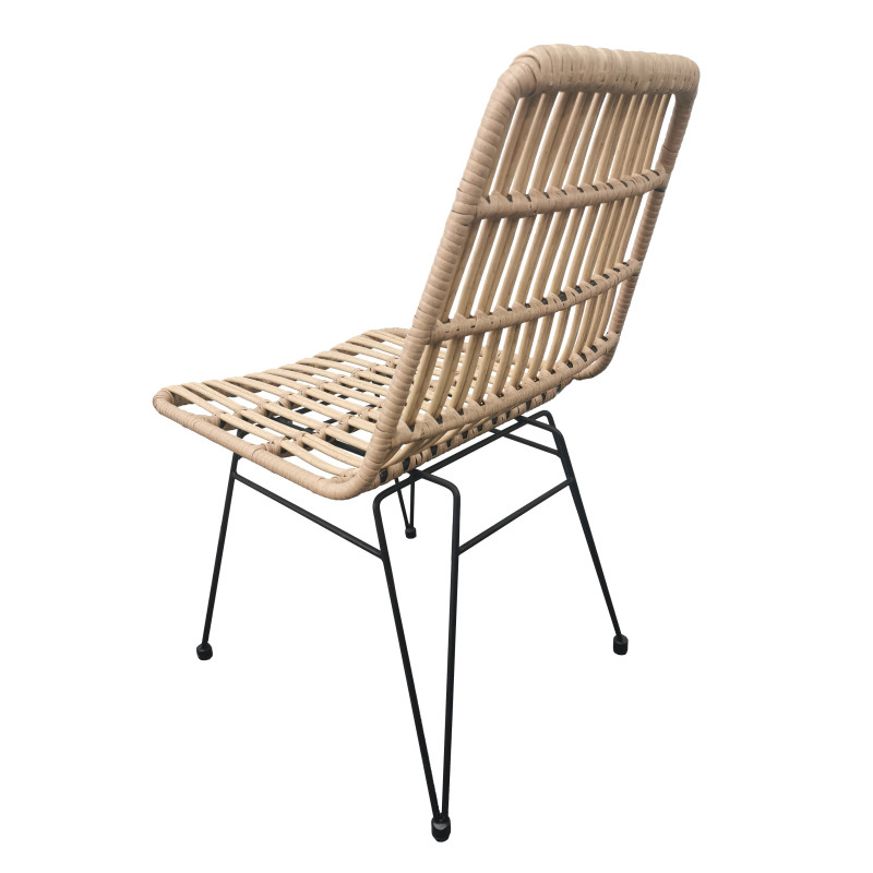 Chaise LUCKY - Naturel - Madrid Mobiliario
