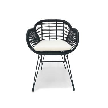 Chaise ZOE - Noir - Madrid Mobiliario