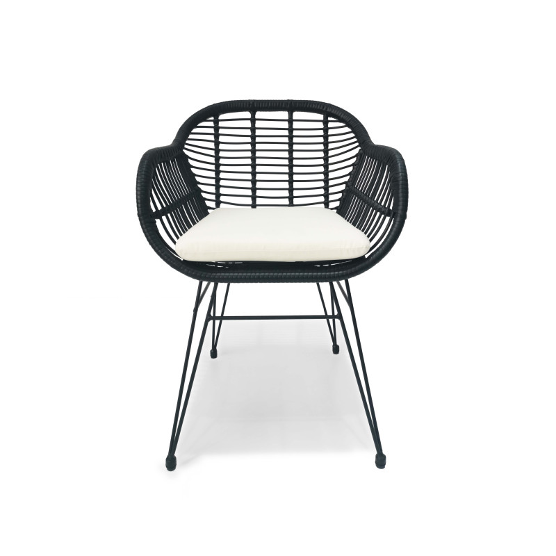 Chaise ZOE - Noir - Madrid Mobiliario