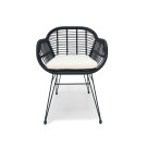 Chaise ZOE - Noir - Madrid Mobiliario