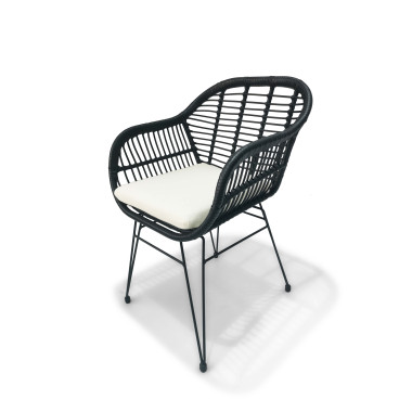 Chaise ZOE - Noir - Madrid Mobiliario
