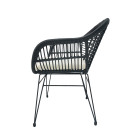 Chaise ZOE - Noir - Madrid Mobiliario