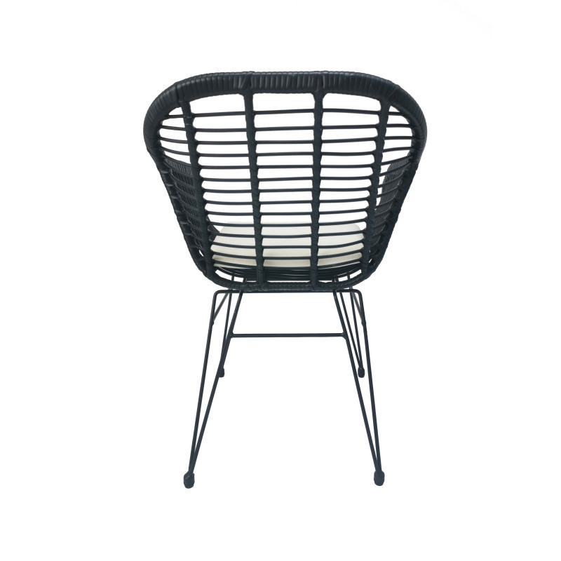 Chaise ZOE - Noir - Madrid Mobiliario