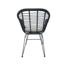 Chaise ZOE - Noir - Madrid Mobiliario