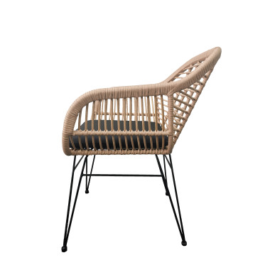 Chaise ZOE - Natural Zoe - Madrid Mobiliario