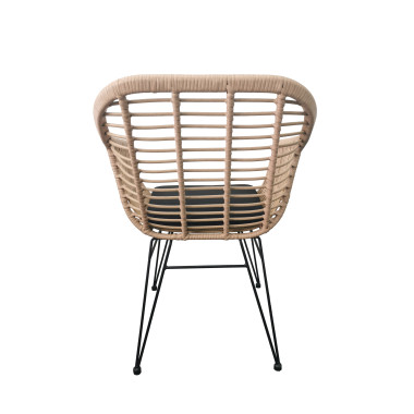 Chaise ZOE - Natural Zoe - Madrid Mobiliario