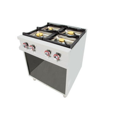 Fourneau à gaz - 4 feux - 2x7,5  2x5,5 kW - Arilex  au meilleur prix sur Restock CHR