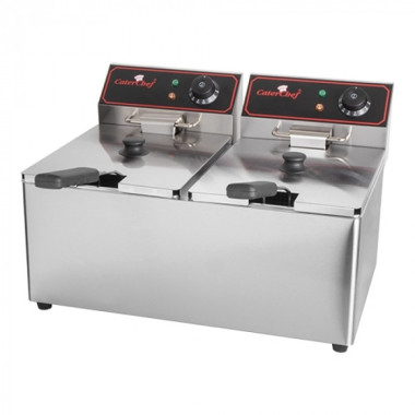 Friteuse 2 x 8L avec zone froide - Caterchef star  au meilleur prix sur Restock CHR