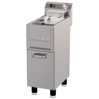 Friteuse électrique 13 litres sur meuble, avec vidange - Diverso  au meilleur prix sur Restock CHR