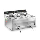 Friteuse 2x12 litres avec robinet - Fama  au meilleur prix sur Restock CHR