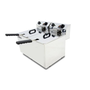 Friteuse électrique - 1010L - Double cuve - Monophasée - Arilex  au meilleur prix sur Restock CHR