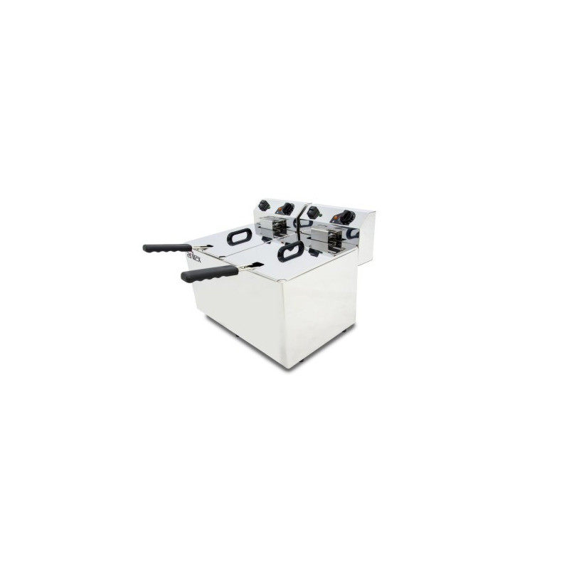 Friteuse électrique - 1010L - Double cuve - Monophasée - Arilex  au meilleur prix sur Restock CHR