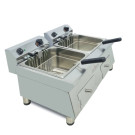 Friteuse électrique - 1212L - Double cuve - Triphasée - Arilex  au meilleur prix sur Restock CHR