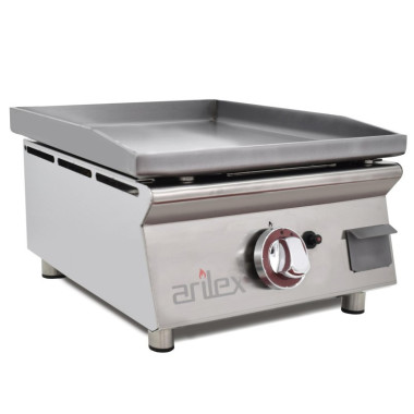 Plancha à gaz - 40 cm - Acier laminé 6 mm - 40PGLN (p) - Arilex  au meilleur prix sur Restock CHR