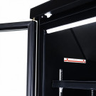 Armoire réfrigérée négative avec 4 portes en verre noir JDE2025F BL - Combisteel  au meilleur prix sur Restock CHR